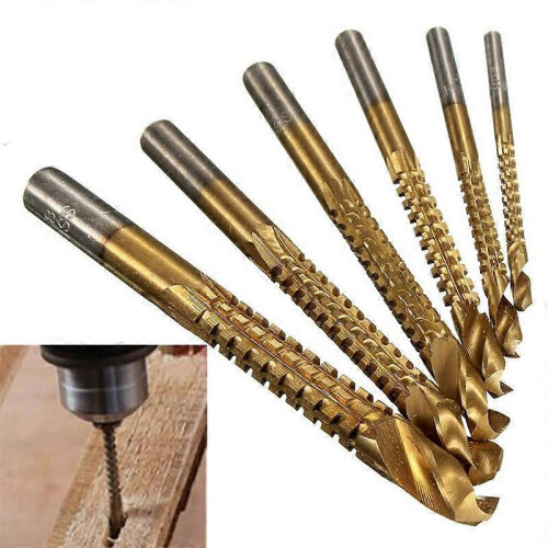 Twist Drill Bit Set Power Tool Accessories 6Pcs,High-Strength Twist Drill Bit 1