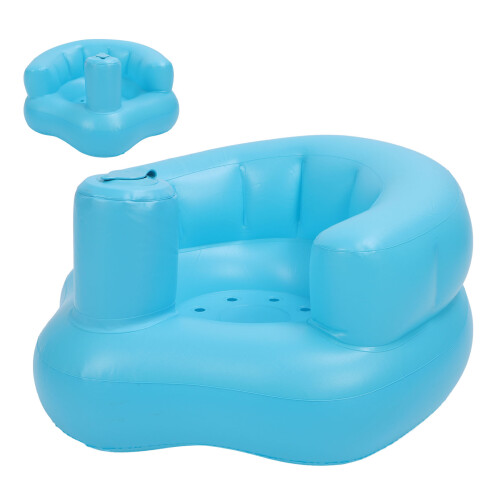 Inflatable Infant Chair with Built-in Pump, PVC