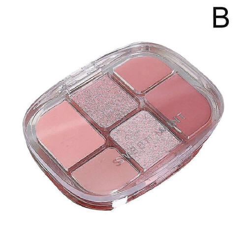 (B)6 Colors Pink Eye Shadow Palette Makeup Palette