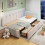 3ft Single Daybed with Smart RGB LED Lights and 2 Storage Drawers 11