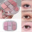 (E) 6 Colors Pink Eye Shadow Palette Makeup Palette 4