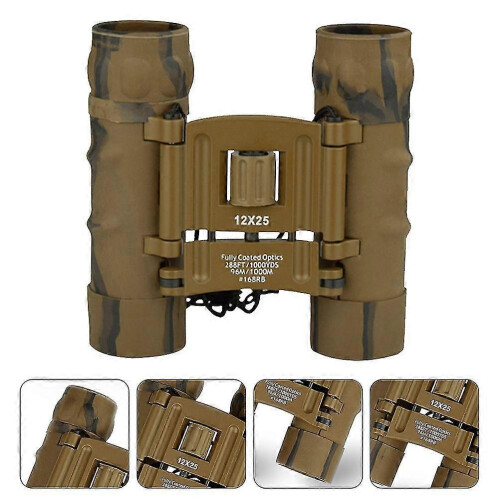 1pc Binoculars 12 x 25 Binoculars Outdoor Activities Compact Binoculars 1