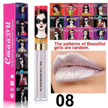 (40) Beautiful girl lip gloss lipstick metal lip glaze futuristic stage makeup 3.5ML