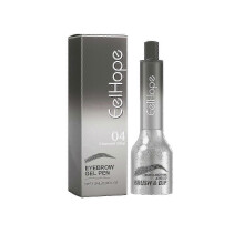 (04 Charcoal Grey) Brow-Fection Angled Brush & Dip Eyebrow Brow Hair Strokes Pen