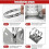 Universal Vertical Pole Mount for Security Camera 2pcs,with 6 Loop Pipe Clamps Solid Metal Mounting Corner Bracket - DD 3