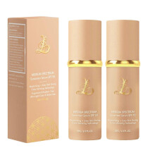 (2PCS) 1-3X 4-in-1 Color Changing Foundation with SPF 50+, Medium Spectrum Foundation Makeup, Full Coverage & Long Lasting