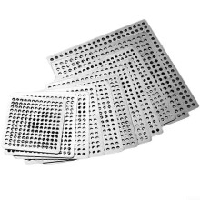 Stainless Steel Square Shower Drain Cover 7.5cm Fits Most Bathroom Floor Drains
