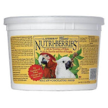 Lafeber Classic Nutri-Berries Macaw & Cockatoo Food, 3.5 lb Bucket (Pack of 1)
