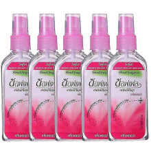 (Rose) 5x 80ml Mosquito Spray Thailand Plant Anti-mosquito Bite Swelling Itching Mosquito Repellent Liquid Spray For Body Pest Killer New