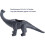 Mini Brachiosaurus Plastic Planter Drain Hole Vase Table Top Decoration (Grey) - DD01 2
