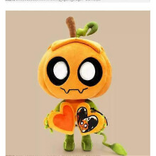 (Pumpkin(35cm)) Dandy's Bobette Character Plush Toy - Adorable Stuffed Doll for Gamers, Great for Home Decoration & Gifts