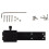 2X CNC Adjustable Module Mounting Frame Laser- Set for Laser- Focus for Laser-Machine Device Full Metal Black 2