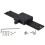 2X CNC Adjustable Module Mounting Frame Laser- Set for Laser- Focus for Laser-Machine Device Full Metal Black 3