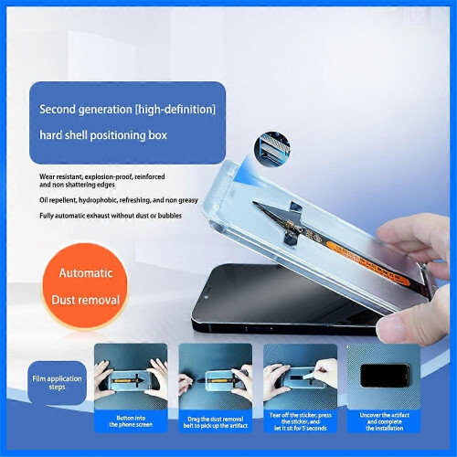 (Ultra clear dustproof, iPhone14) Invisible Artifact Film-Dust Free Without BubblesHD Privacy  Screen Protector