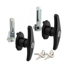 T-Handle Lock for Truck Cap Truck Canopy Camper Shell, Keyed Alike, Fit for