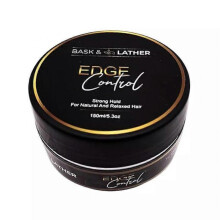 Strong Hold Edge Control Gel with Castor Oil, Non-Greasy, Non-Flaking, No White Cast, Long Lasting, Natural Formula, for All Hair Types,5.3 Fl Oz