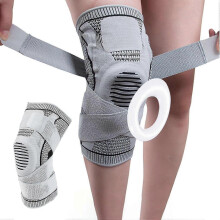 (XXL) Knee Support Brace for Men Women Professional Knee Compression Sleeve for Running Weight Lifting Meniscus Tear Joint Pain Relief Injury Recovery