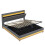 6ft Super King Upholstered Bed Frame with Hydraulic Storage 3