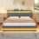 6ft Super King Upholstered Bed Frame with Hydraulic Storage 20
