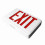 LED Emergency Exit Sign 1000mAh Red AC85-265V IP30 4