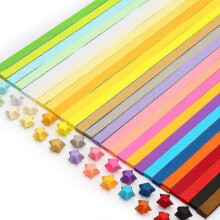 1030 Sheets Origami Stars Papers Package Diy Paper - 27 Colors - RiRi