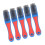 5Pcs Wire Brush Set - Silicone Handle, SS Bristles 1