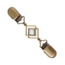 Classical Zinc Alloy Cardigan Holder With Cats-Ancient Bronze