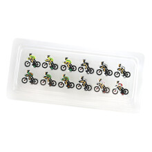6/12 stuks kleine plastic fietsfiguren miniatuur-12