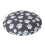 Polyester Round Pet Bed Cover Waterproof And-dark gray M 1