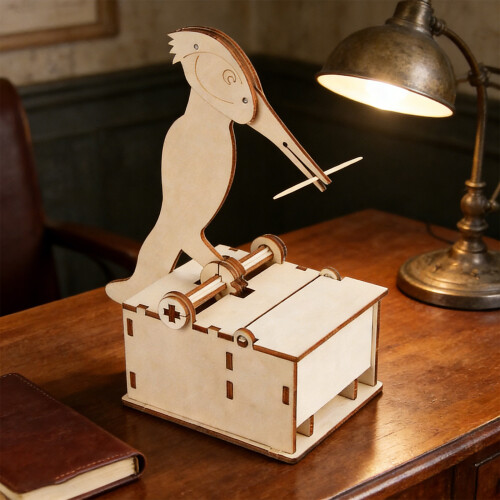 Creative Educational Pecker Wooden Toothpick Holder Craft Set 2