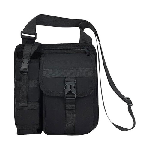 Modern Waist Pack With Multi Functional Layout Practical-Black
