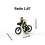 6/12Pcs Tiny Plastic Biking Athletes Figures Miniature-6 4