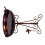 Weathered Iron Bird Drinking Dish Including Food Tray For 1