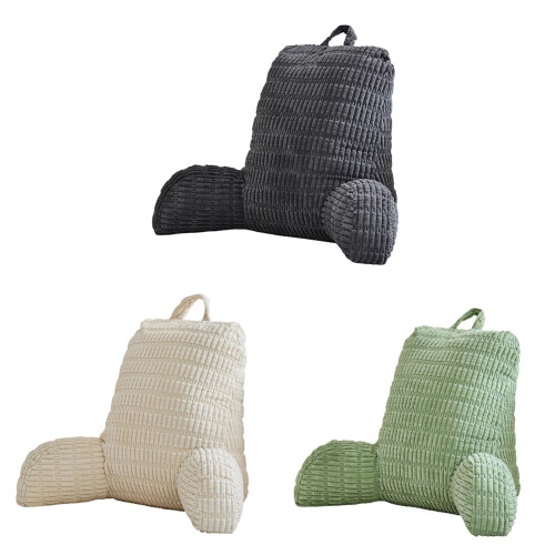 Reading Pillow With Arms And Pockets For Large Back-Green 1