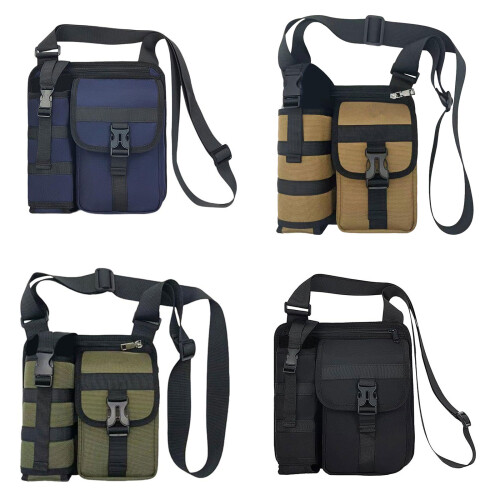 Modern Waist Pack With Multi Functional Layout Practical-Black 1
