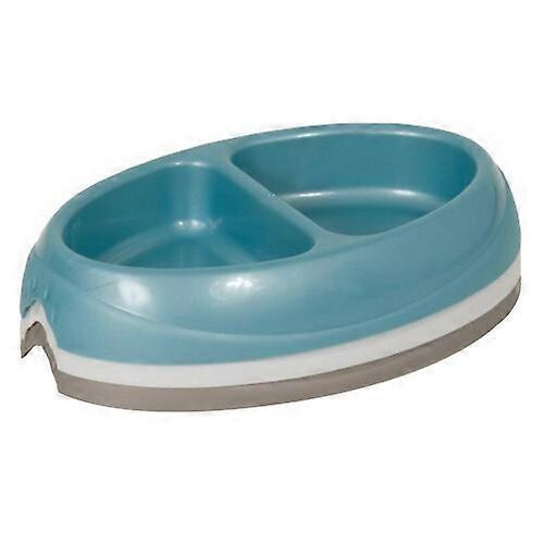 Petmate Ultra Lightweight Double Diner Cat Bowl, Assorted, 1 Each/Small
