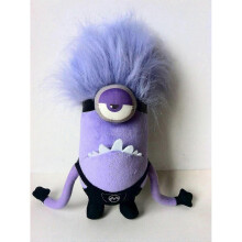 30cm purple minions plush doll fun stuffed toys children's plush gift (purple monocular)