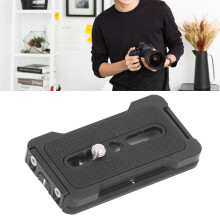Camera QR Plate Aluminum Alloy 1/4in Screw 8KG Capacity Fits Arca Tripod Heads