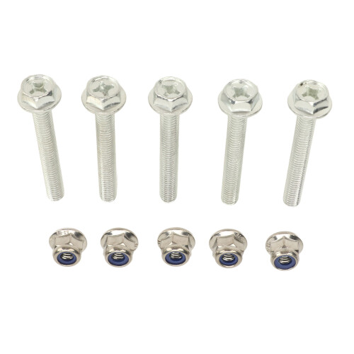 5pc Auger Shear Bolt Lock Nut Kit 19M7834/14M7397
