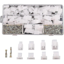 380pcs 2.8mm Automotive Connector Kit 2 3 4 6 Pin Automotive Electrical Wire Connectors Kit for Motorcycle Motorbike Car Truck Scooter Boats Electric