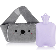 Borsa dell'acqua calda con coperchio, rapido sollievo dal dolore per collo e schiena, regalo ideale