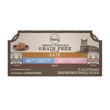 Nutro Products, Inc. Nutro Products Perfect Portions Grain Free Cat Food, Variety (Salmon & Tuna, Tuna & Shrimp), 1 Each/2.6 Oz