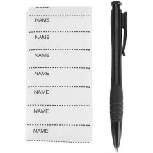 About 200pcs Kids Clothing Labels Iron On Fabric White Labels for School Uniform Clothing Cutting