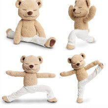 Flexible Remodelable Pose Yoga Bear Cute Bear Soft Plush Toys flexible Remodelable Pose Yoga Bear Cute Bear Soft Plush Toys