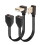 (10cm, Bend down) Versatile USB 2.0 Extension Cable with 90-Degree Head for UK Office and Home Electronics 2