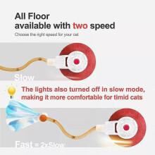 (red) Interactive Cat Toys Ball, 2025 Update New Cat Toys for Bored Indoor Adult Cats