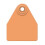 Allflex Global Medium Blank Tags Orange 25's, 1 Count 1