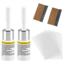 2set/4pcs Auto Glass Nano Repair Fluid Car Windshield Resin Crack Glass Repair Tool Kit