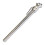 Tire Pressure Gauge Pencil Rotatable Silver PSI 3