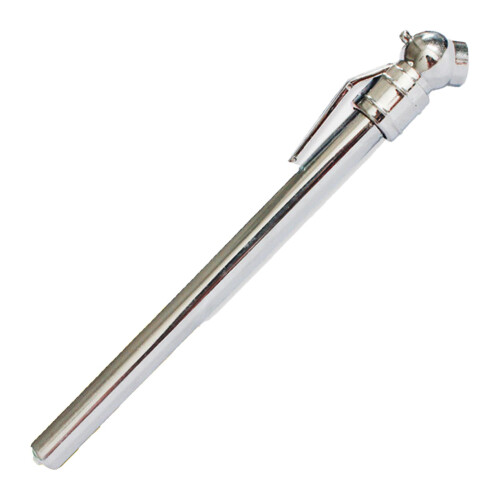 Tire Pressure Gauge Pencil Rotatable Silver PSI 2